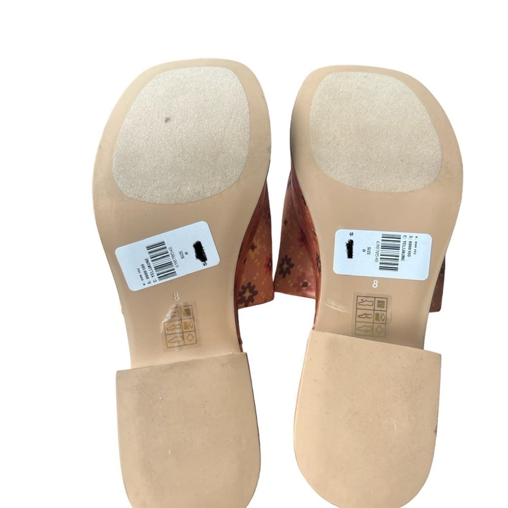 NWT Anthropologie Jeffrey Campbell Shindy Platform Slide Mules 70s Hippie Size 8 - Picture 9 of 12